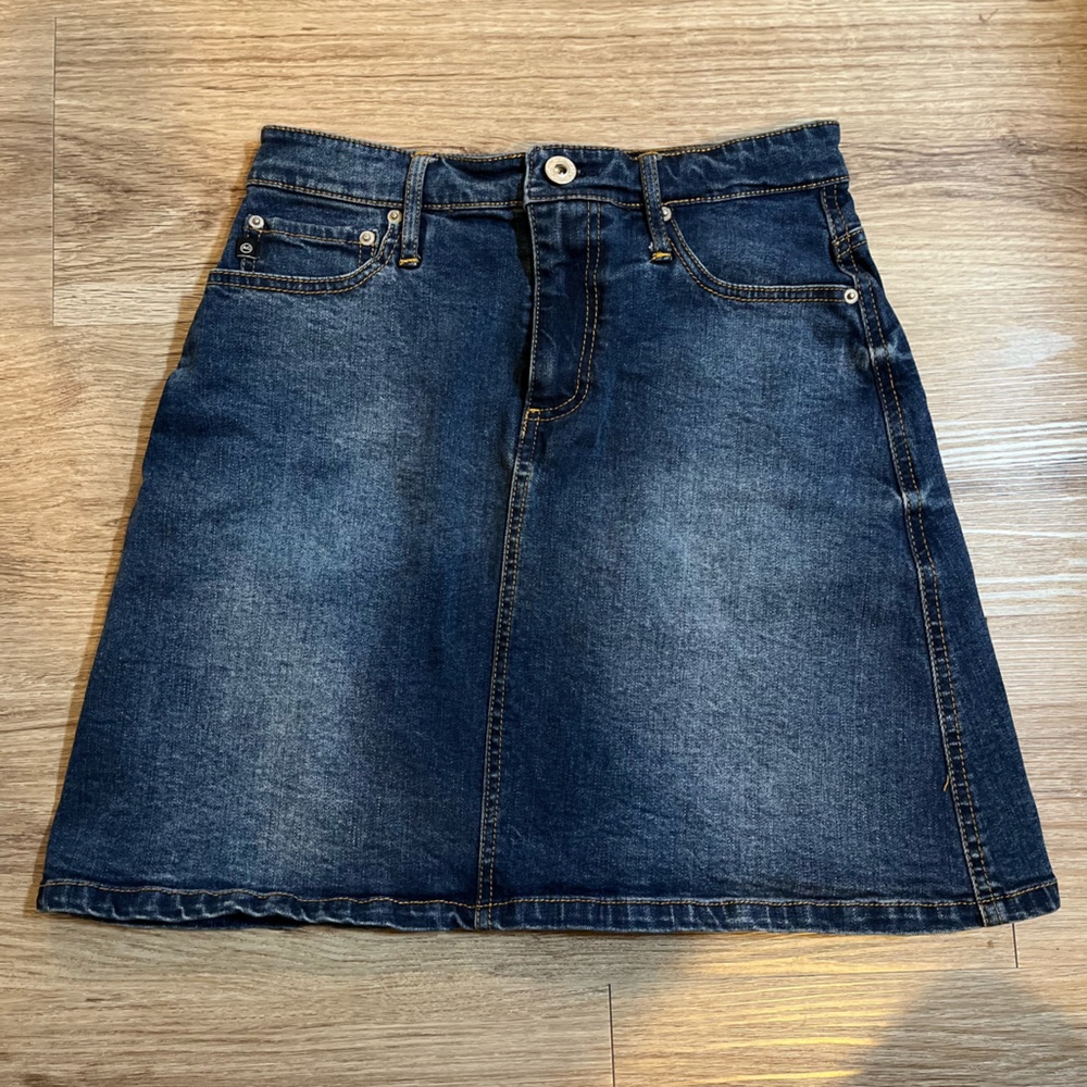 AG The Ali A-line Denim Skirt